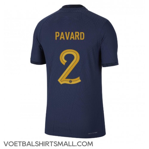 Frankrijk Benjamin Pavard #2 Voetbalkleding Thuisshirt WK 2022 Korte Mouwen